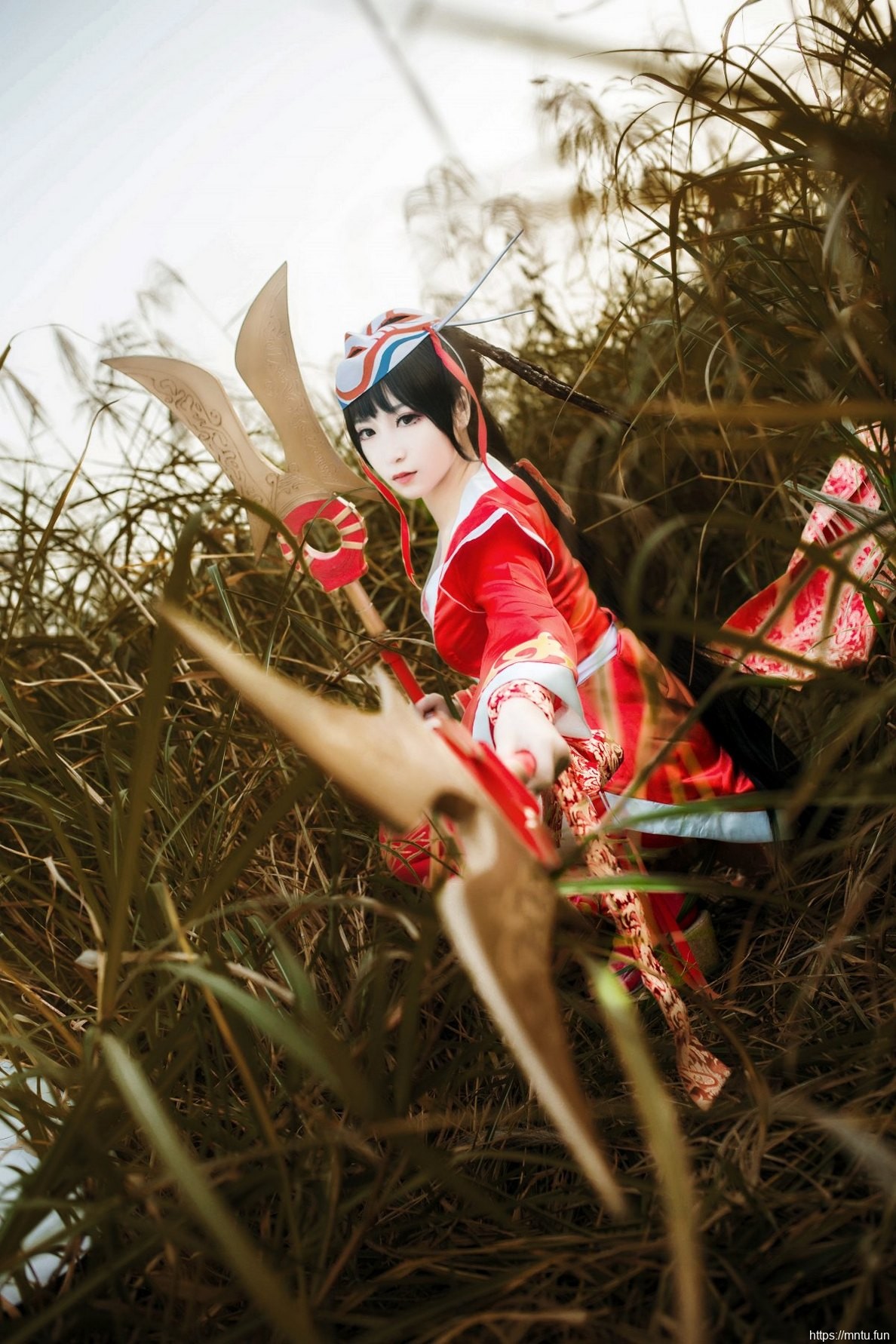 美女Cosplay英雄联盟阿卡丽撩人的身姿