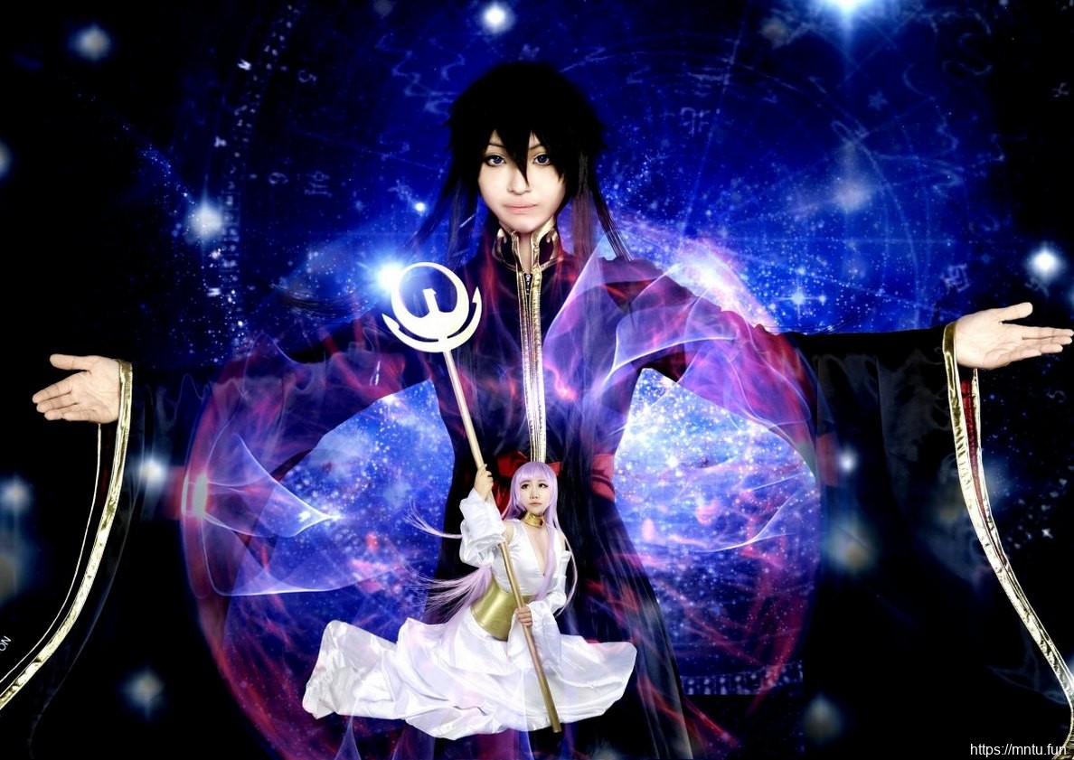 清纯美女《圣斗士星矢》Cosplay雅典娜和哈迪斯