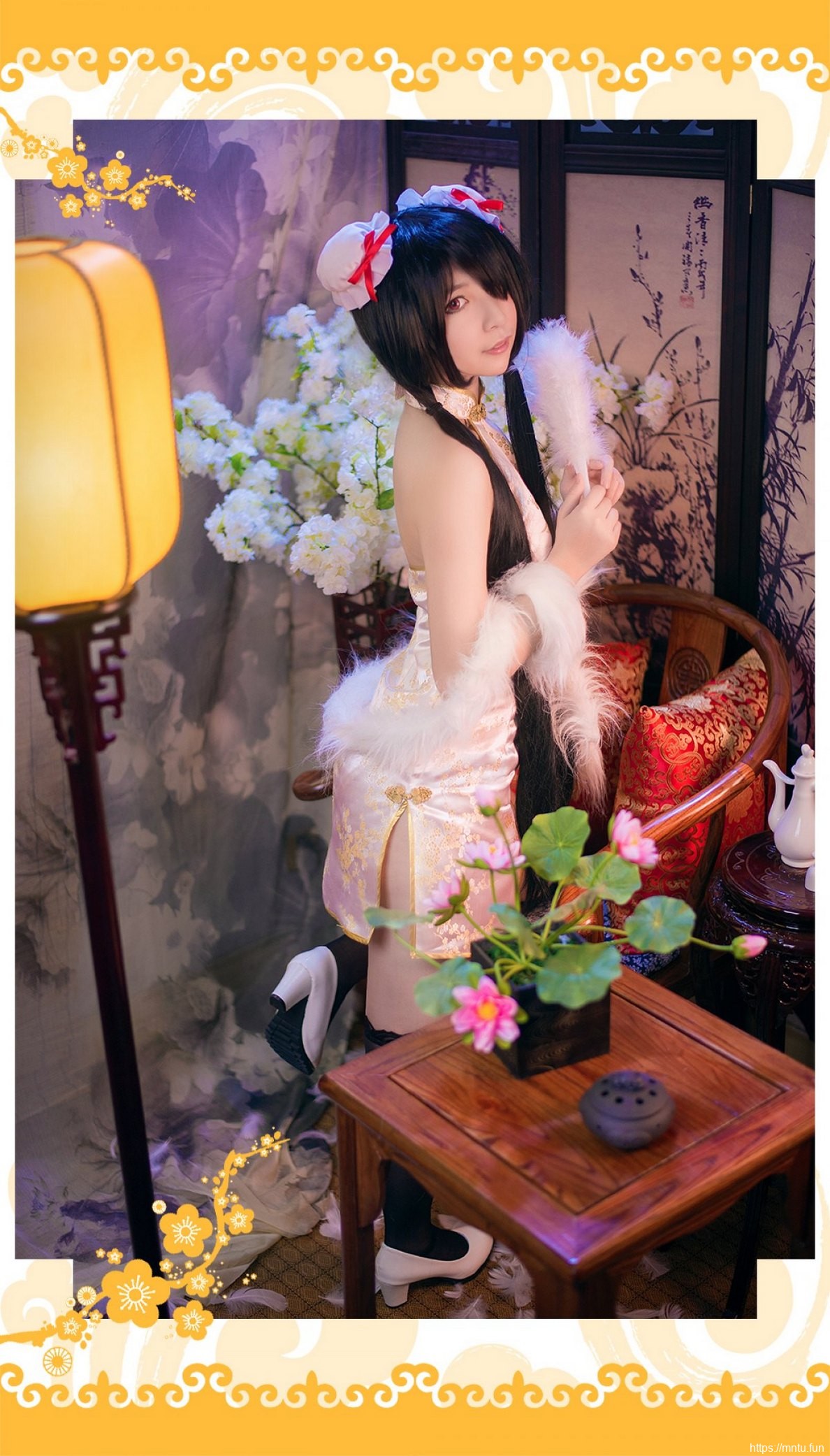 妖艳美女Cosplay时崎狂三诱惑旗袍妩媚妖艳