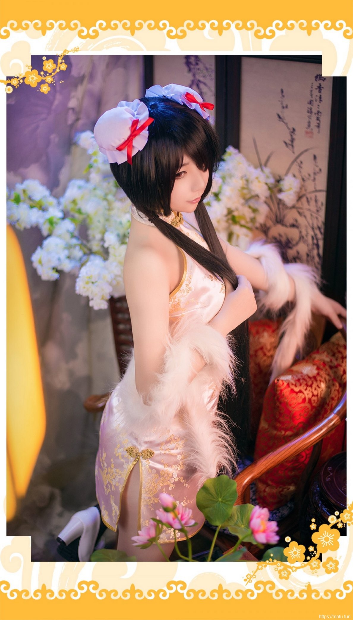妖艳美女Cosplay时崎狂三诱惑旗袍妩媚妖艳