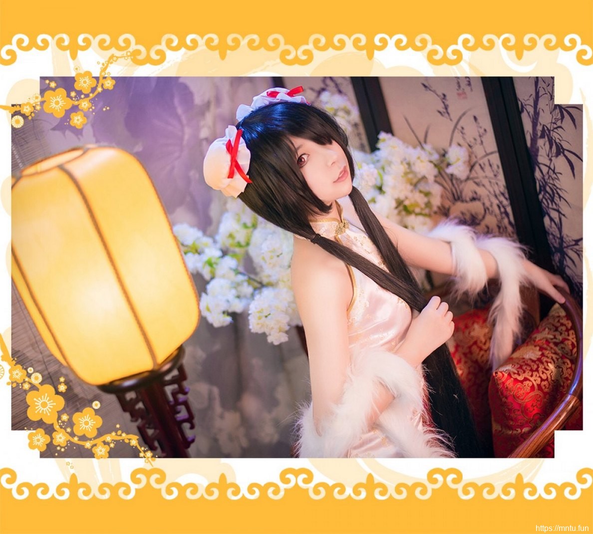 妖艳美女Cosplay时崎狂三诱惑旗袍妩媚妖艳