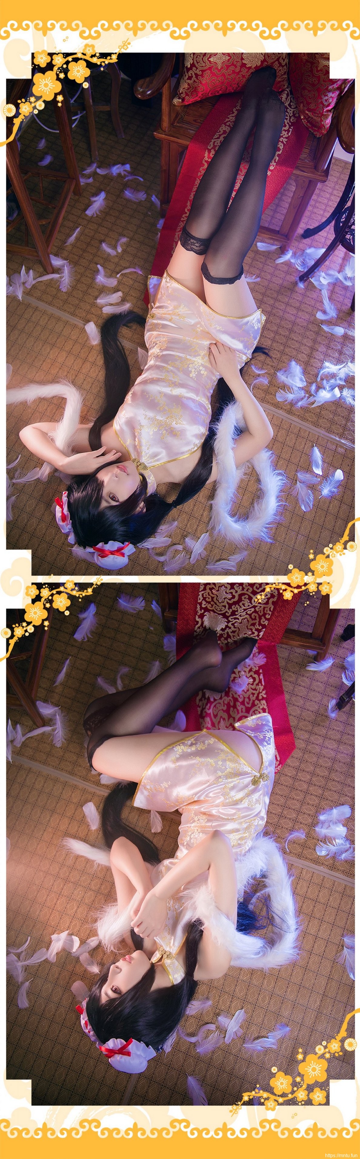 妖艳美女Cosplay时崎狂三诱惑旗袍妩媚妖艳