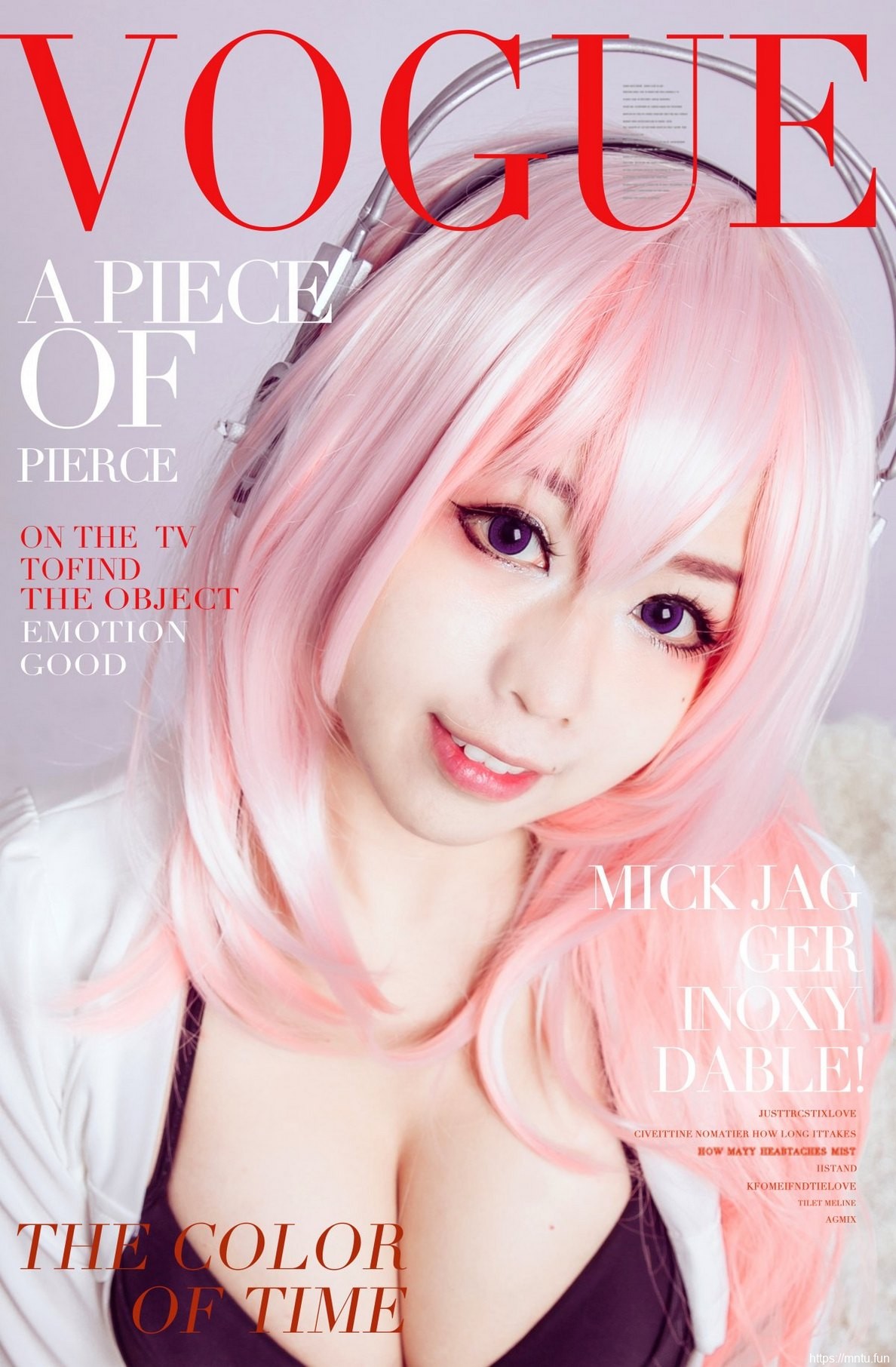 性感美女Cosplay索尼子泳装凹凸有致