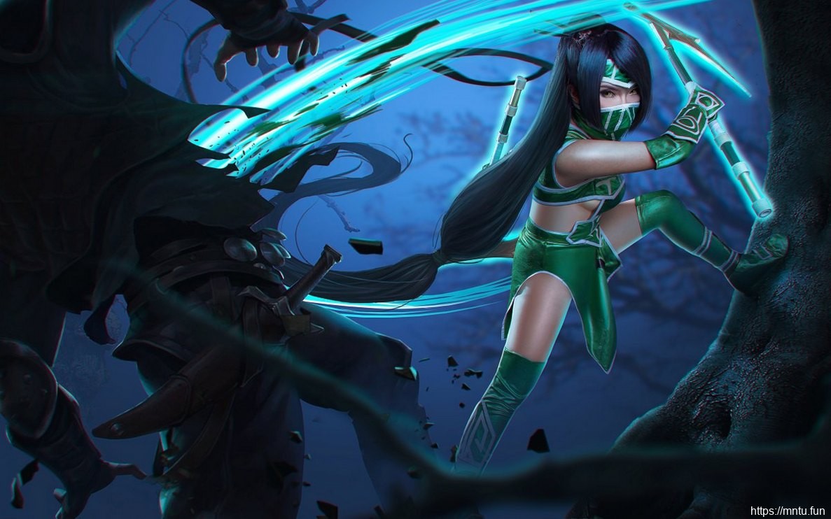 性感美女Cosplay阿卡丽前凸后翘妩媚妖艳