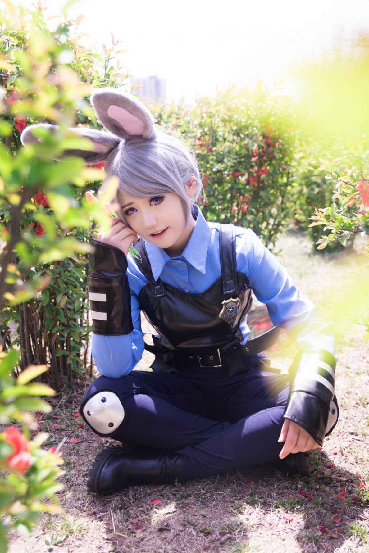 性感美女Cosplay女警朱迪心扉荡漾