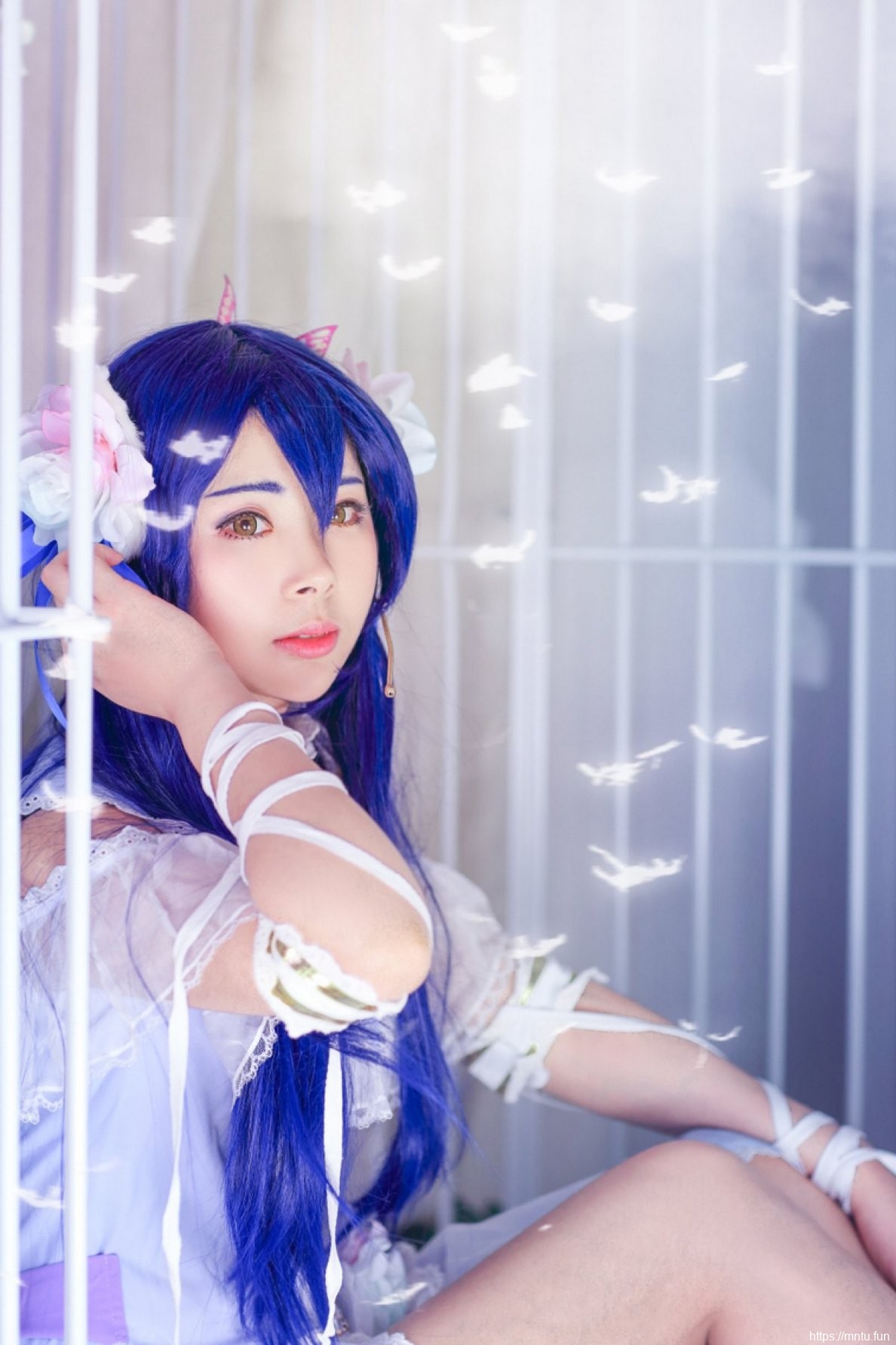 清纯美女Cosplay南小鸟及园田海未