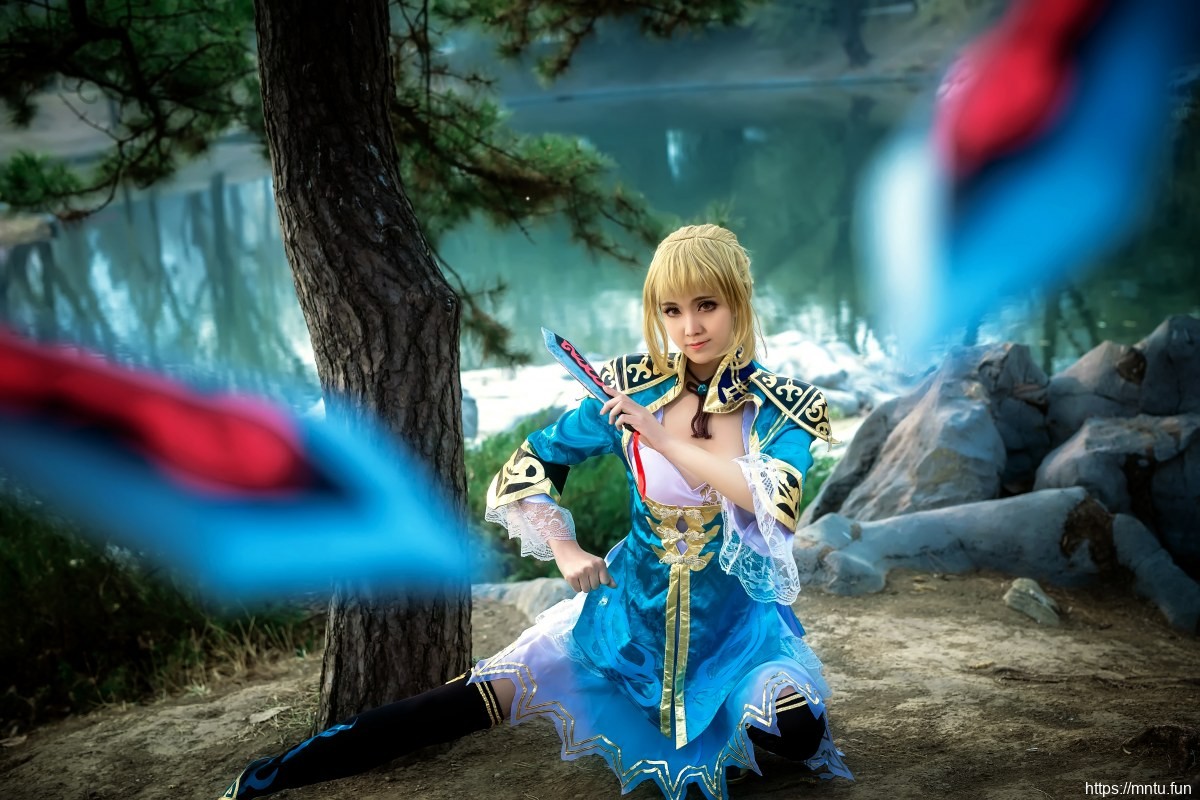 气质美女Cosplay真三国无双王元姬冷酷无情