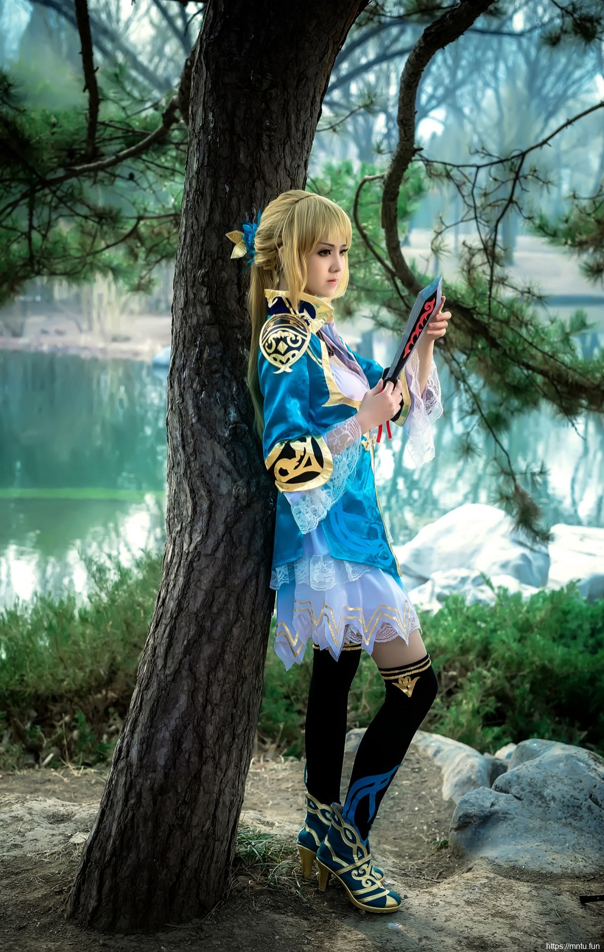 气质美女Cosplay真三国无双王元姬冷酷无情