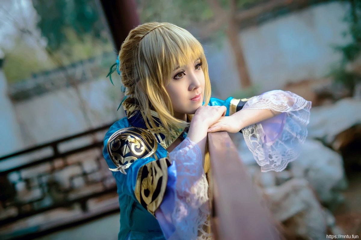 气质美女Cosplay真三国无双王元姬冷酷无情