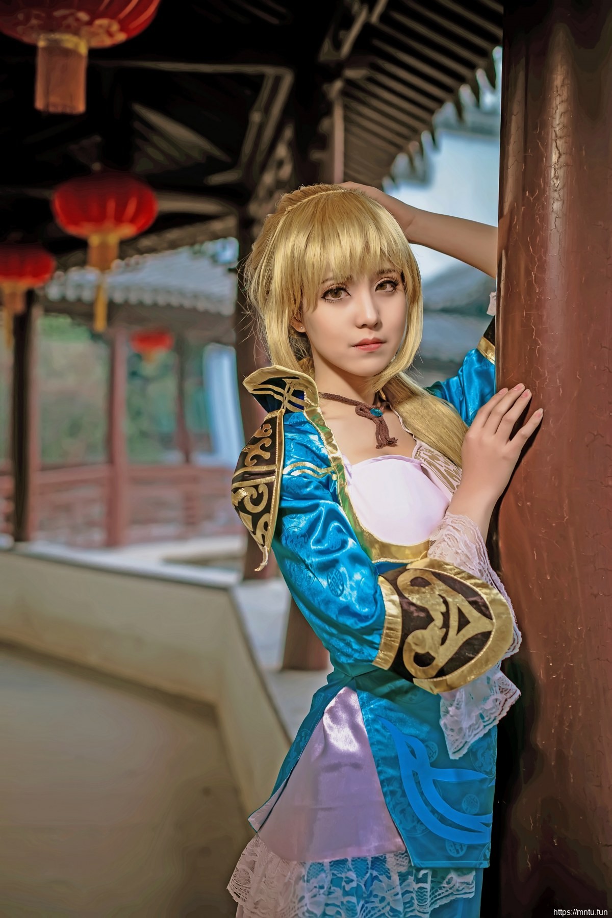 气质美女Cosplay真三国无双王元姬冷酷无情