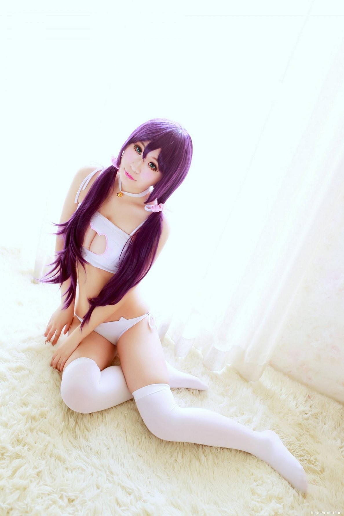 内衣美女Cosplay东条希露美胸凹凸有致