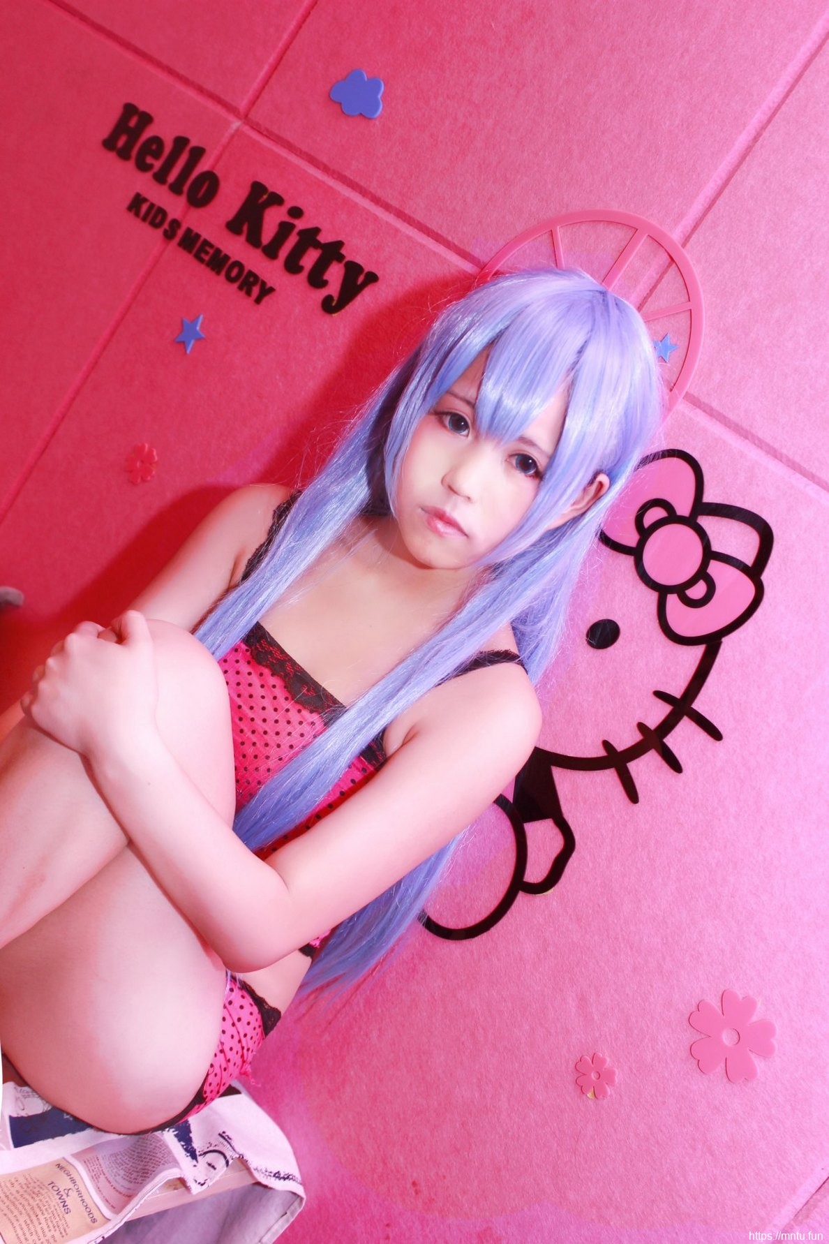 性感美女萌萌内衣Cosplay初音未来