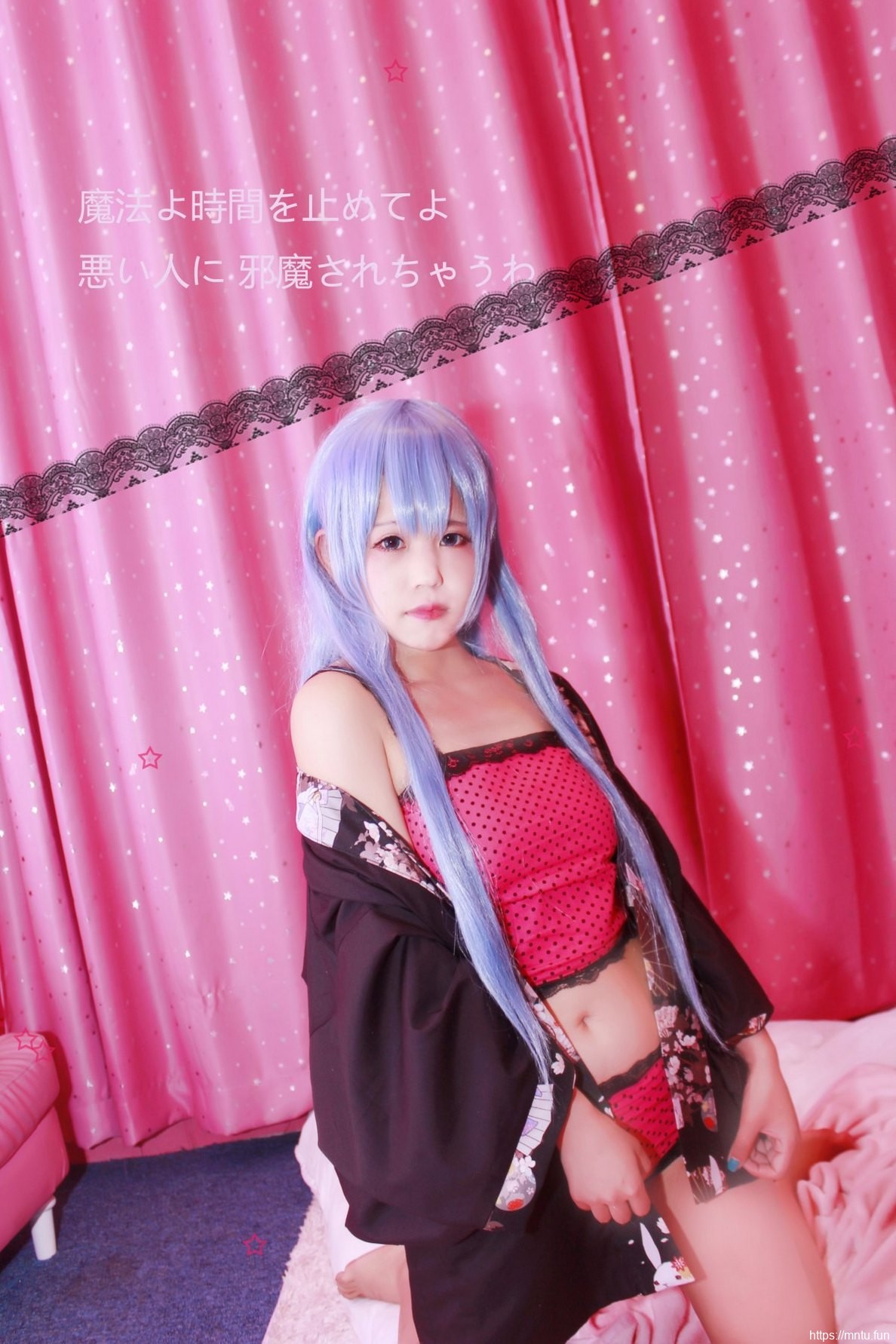 性感美女萌萌内衣Cosplay初音未来