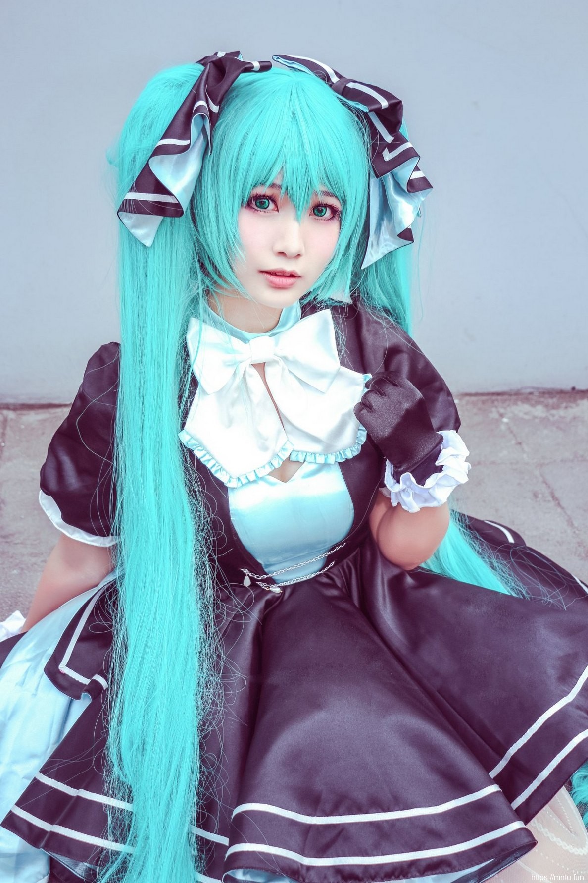 美女模特Cosplay初音未来精美模样甜美