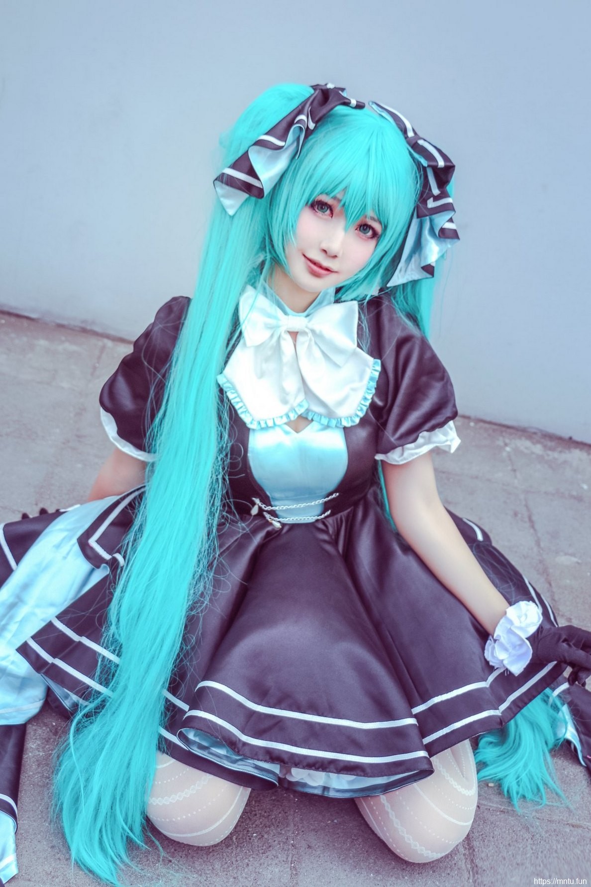美女模特Cosplay初音未来精美模样甜美