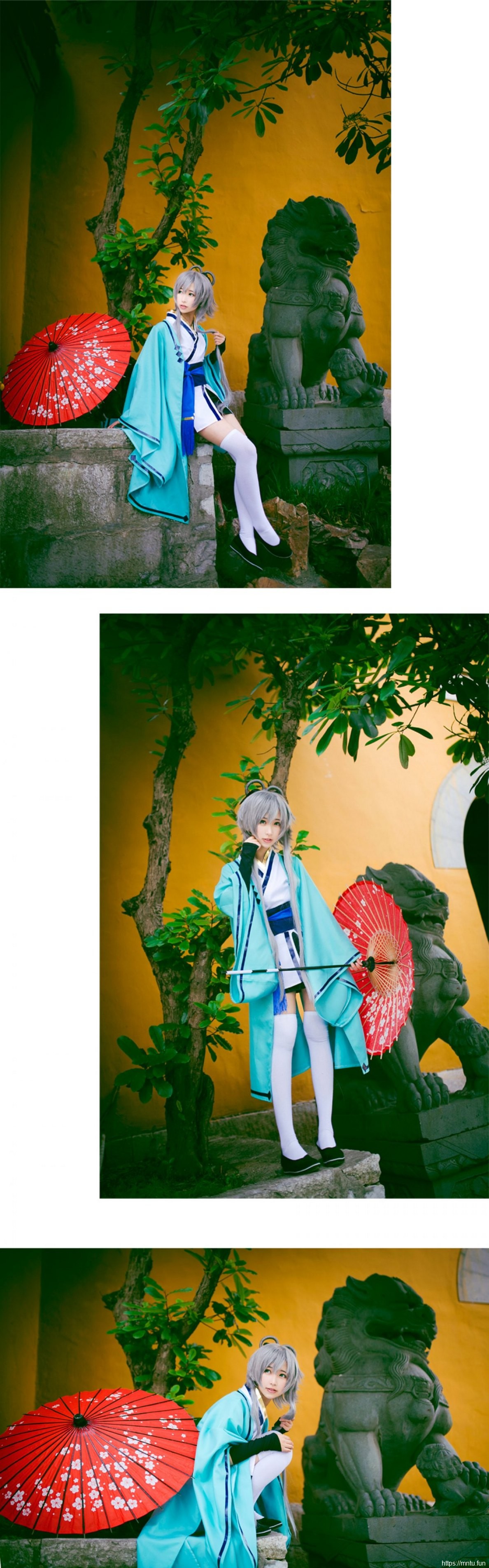 娇小可人古风美女洛天依Cosplay身材迷人