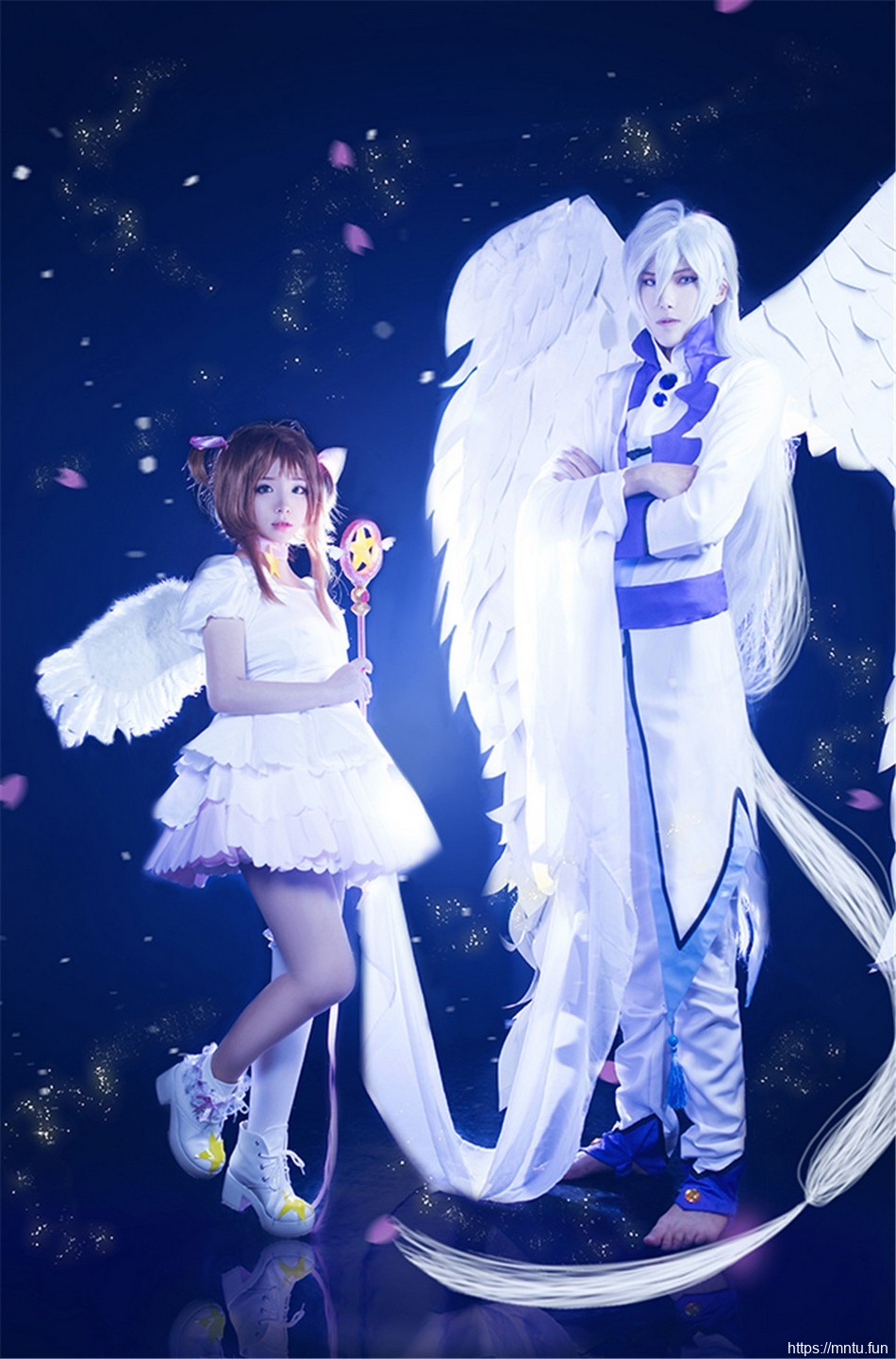 清纯美少女Cosplay审判天使木之本樱