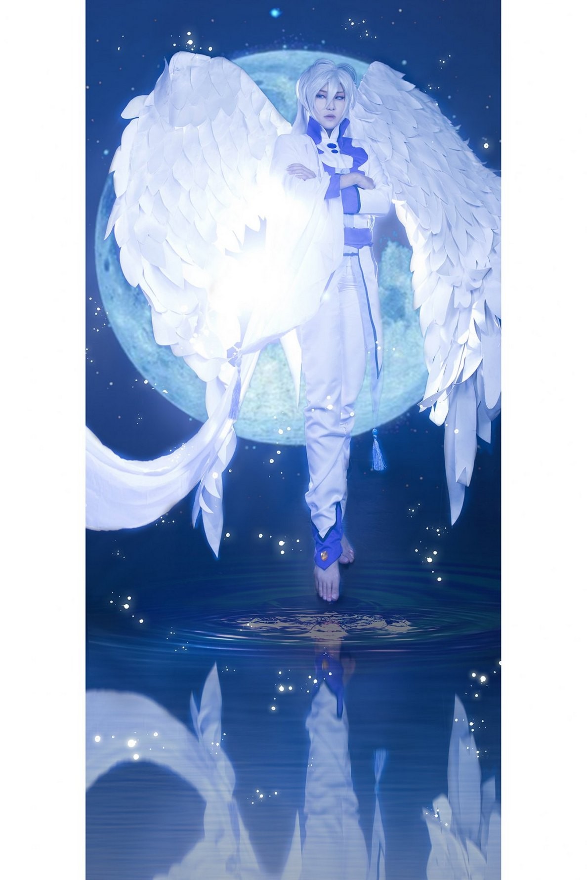 清纯美少女Cosplay审判天使木之本樱