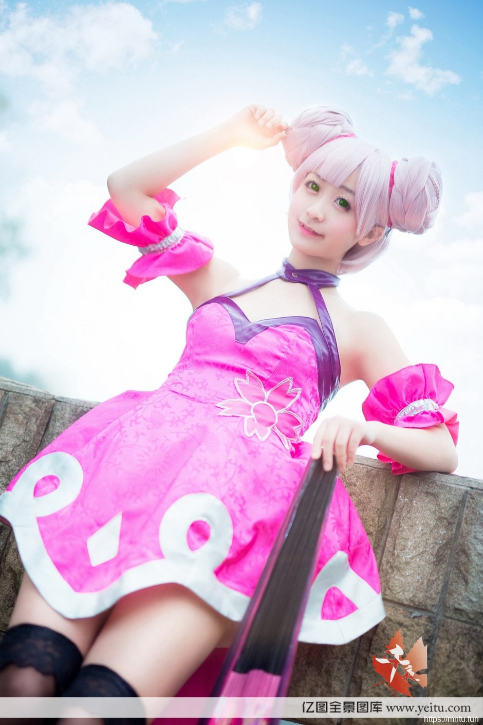 清纯美女cosplay王者荣耀小乔唯美写真