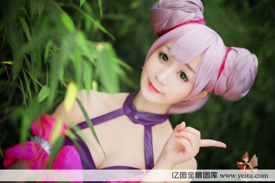 清纯美女cosplay王者荣耀小乔唯美写真