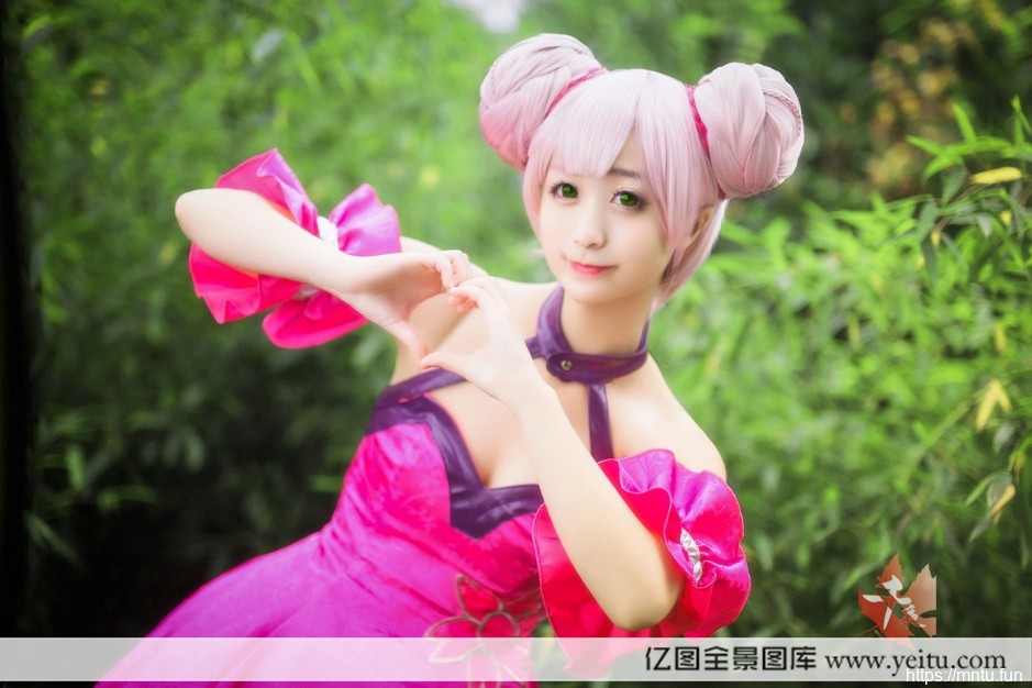 清纯美女cosplay王者荣耀小乔唯美写真