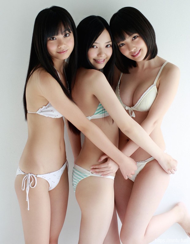 超萌校园美少女组合比基尼清新写真23p