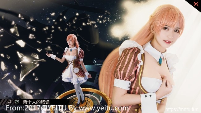 御姐鳗鱼霏儿COSPLAY《永远的七日之都》白丝美腿安