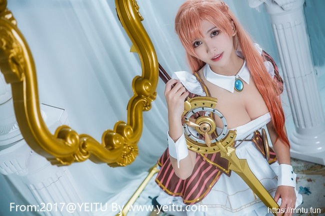 御姐鳗鱼霏儿COSPLAY《永远的七日之都》白丝美腿安