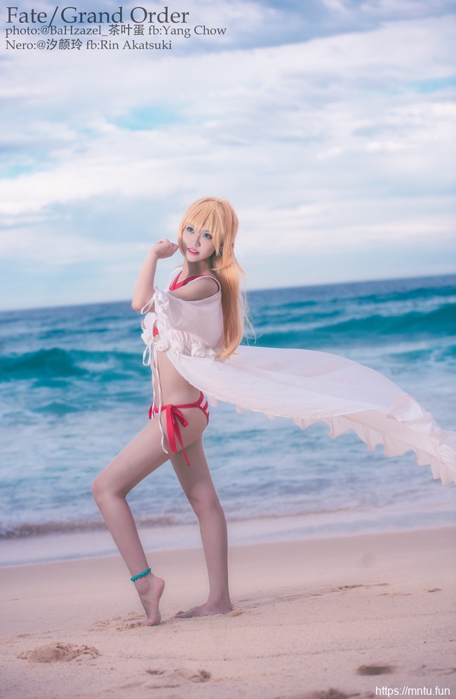 萌系妹子汐颜玲COS扮演Fate-Grand-Order尼禄