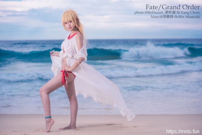 萌系妹子汐颜玲COS扮演Fate-Grand-Order尼禄