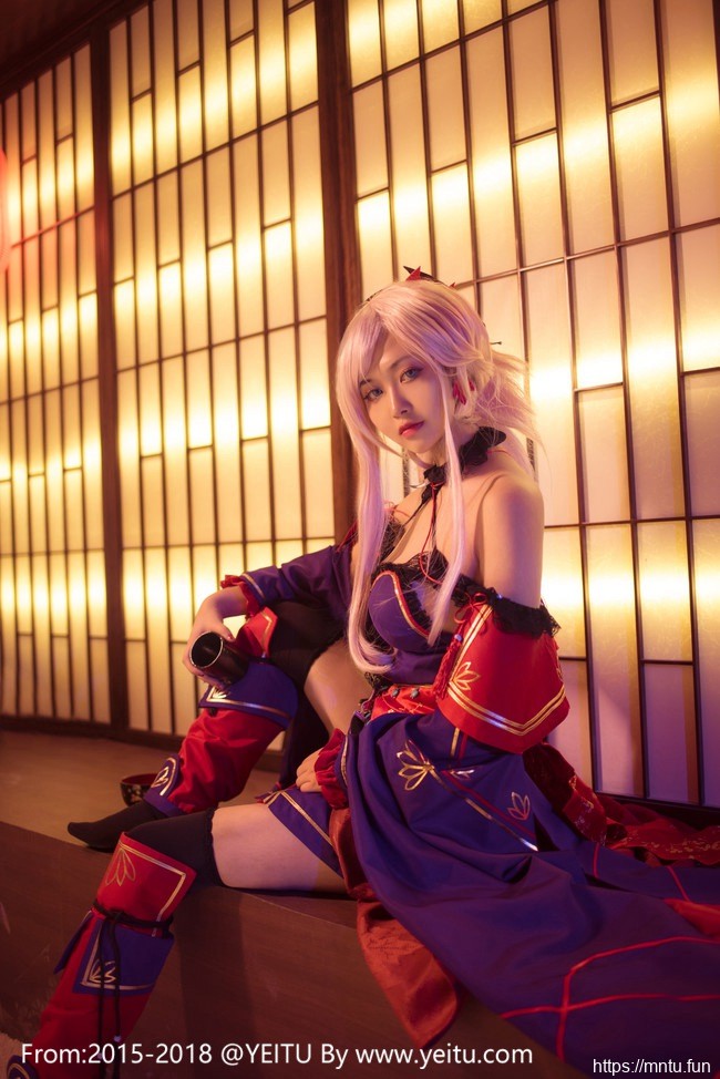 萌妹子汐颜玲COS扮演Fate-Grand-Order宫本武藏