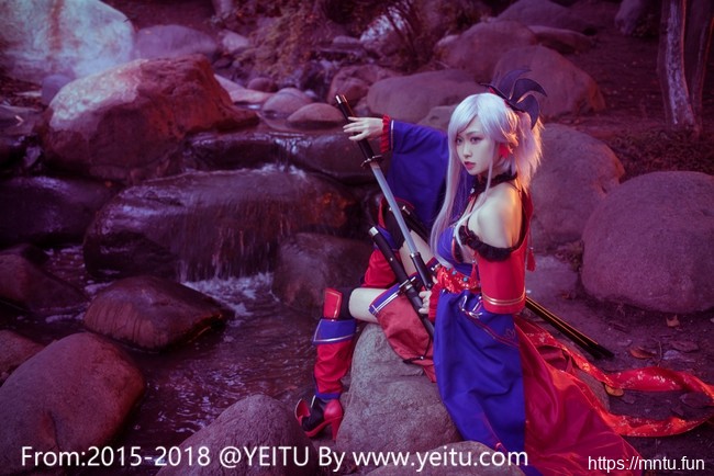 萌妹子汐颜玲COS扮演Fate-Grand-Order宫本武藏