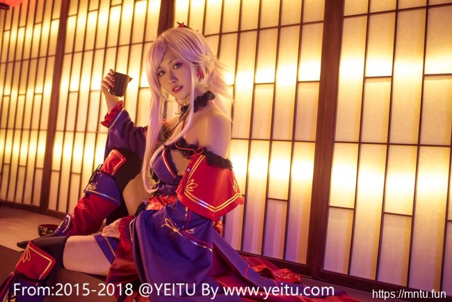 萌妹子汐颜玲COS扮演Fate-Grand-Order宫本武藏