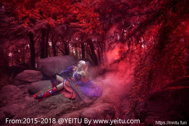 萌妹子汐颜玲COS扮演Fate-Grand-Order宫本武藏