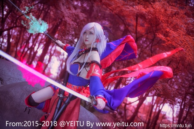 萌妹子汐颜玲COS扮演Fate-Grand-Order宫本武藏