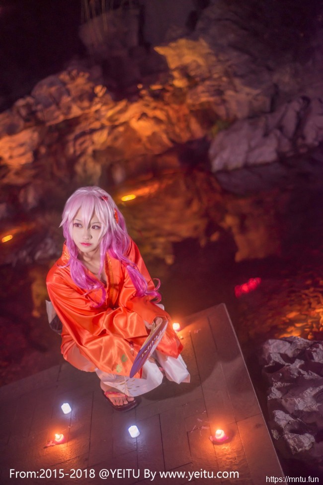 清纯美少女汐颜玲COSPLAY罪恶王冠楪祈浴衣