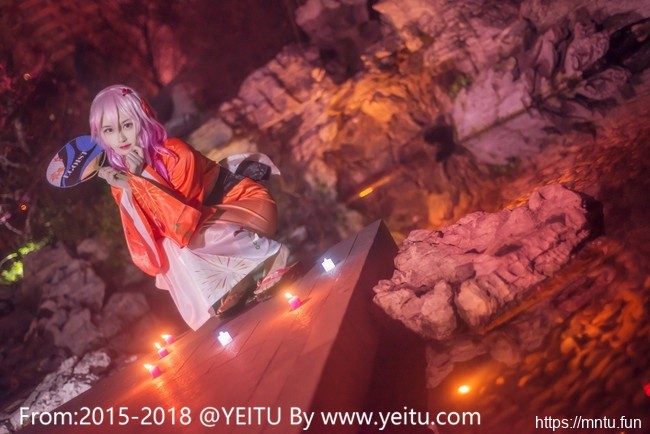 清纯美少女汐颜玲COSPLAY罪恶王冠楪祈浴衣