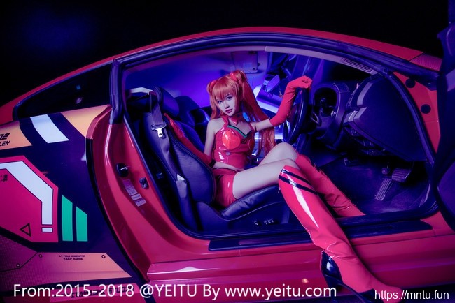 香车美女汐颜玲COSPLAY新世纪福音战士明日香