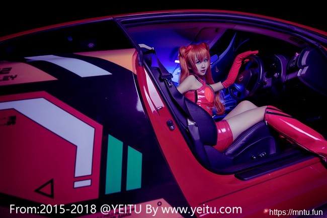 香车美女汐颜玲COSPLAY新世纪福音战士明日香