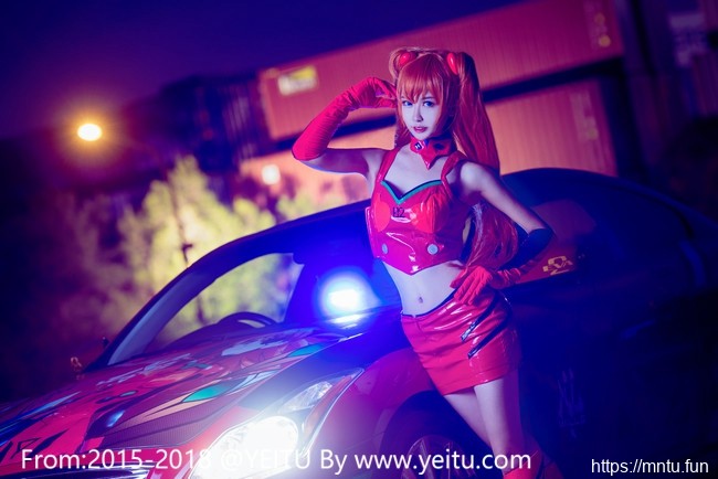 香车美女汐颜玲COSPLAY新世纪福音战士明日香