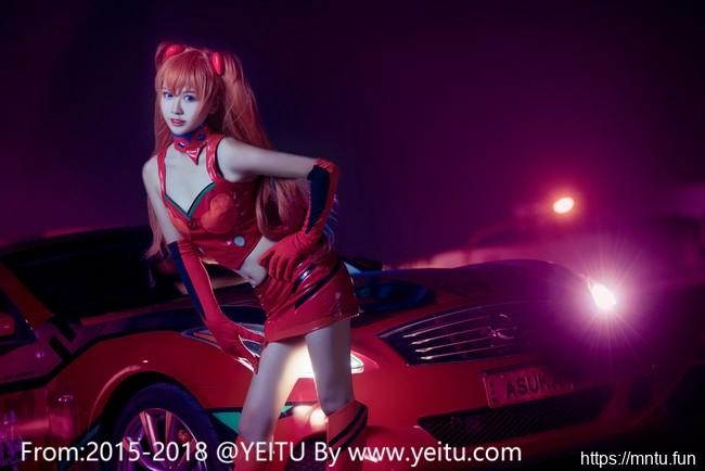 香车美女汐颜玲COSPLAY新世纪福音战士明日香