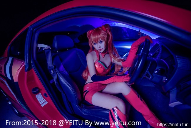 香车美女汐颜玲COSPLAY新世纪福音战士明日香