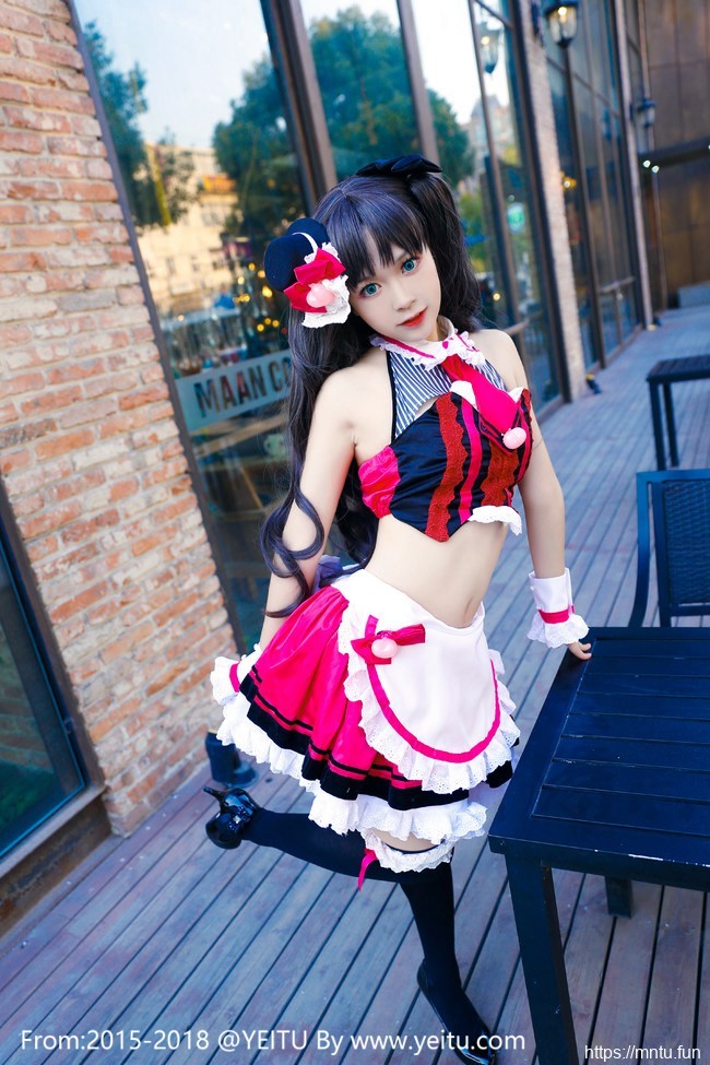 萝莉美少女汐颜玲COS扮演Fate-Grand-Order远坂凛