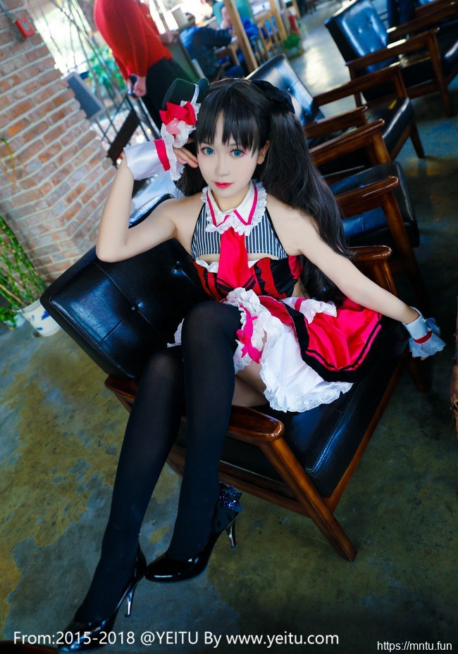 萝莉美少女汐颜玲COS扮演Fate-Grand-Order远坂凛