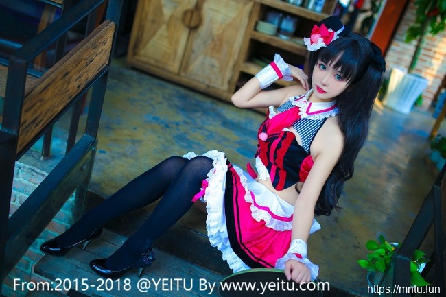 萝莉美少女汐颜玲COS扮演Fate-Grand-Order远坂凛