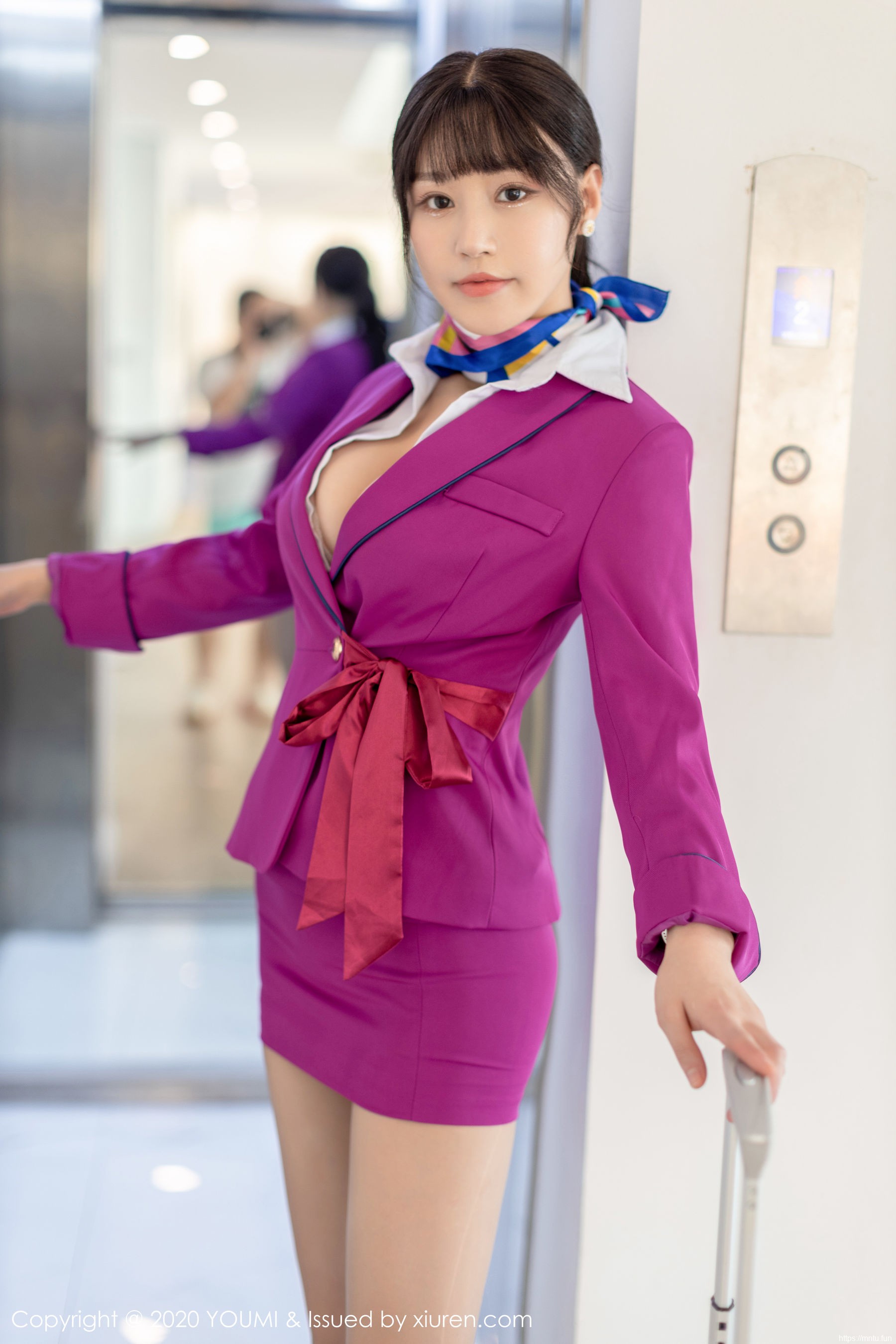 朱可儿Flower《空姐剧情绳子绑缚》 [尤蜜荟YouMi] Vol.398