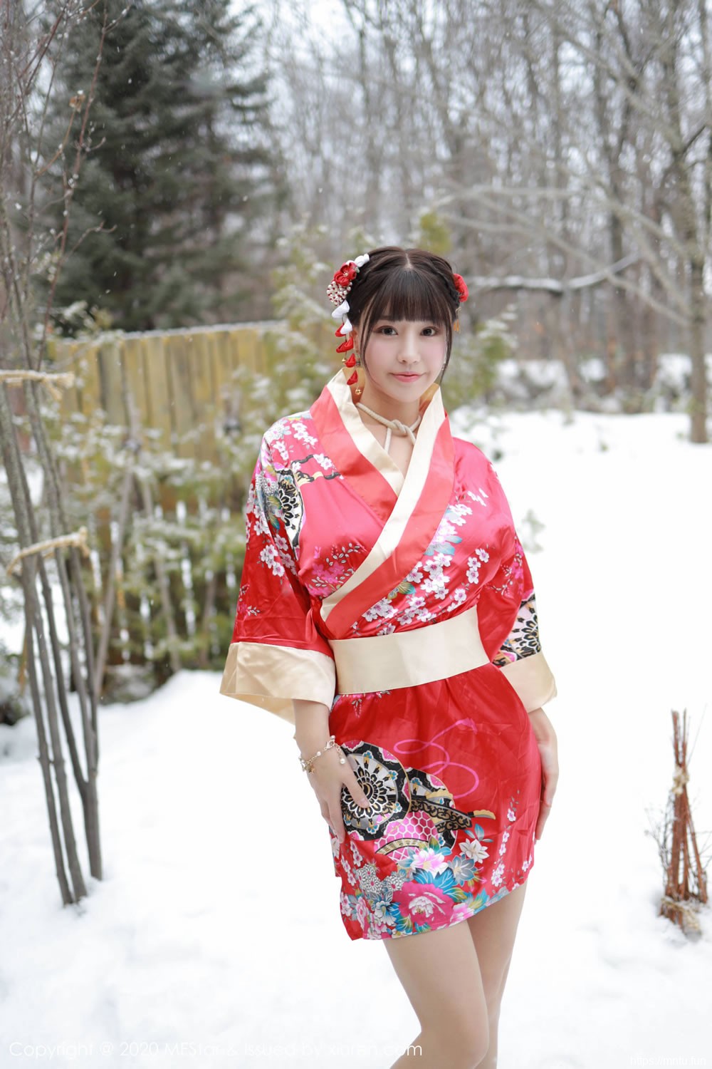 朱可儿Flower《绚丽和服与绑缚热情系列》 [榜样学院MFStar] Vol.249