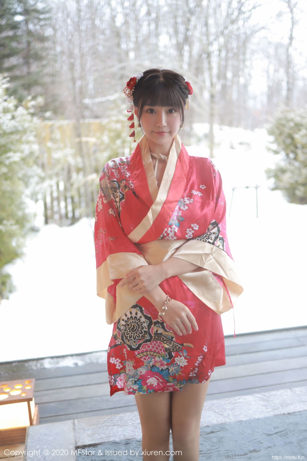 朱可儿Flower《绚丽和服与绑缚热情系列》 [榜样学院MFStar] Vol.249