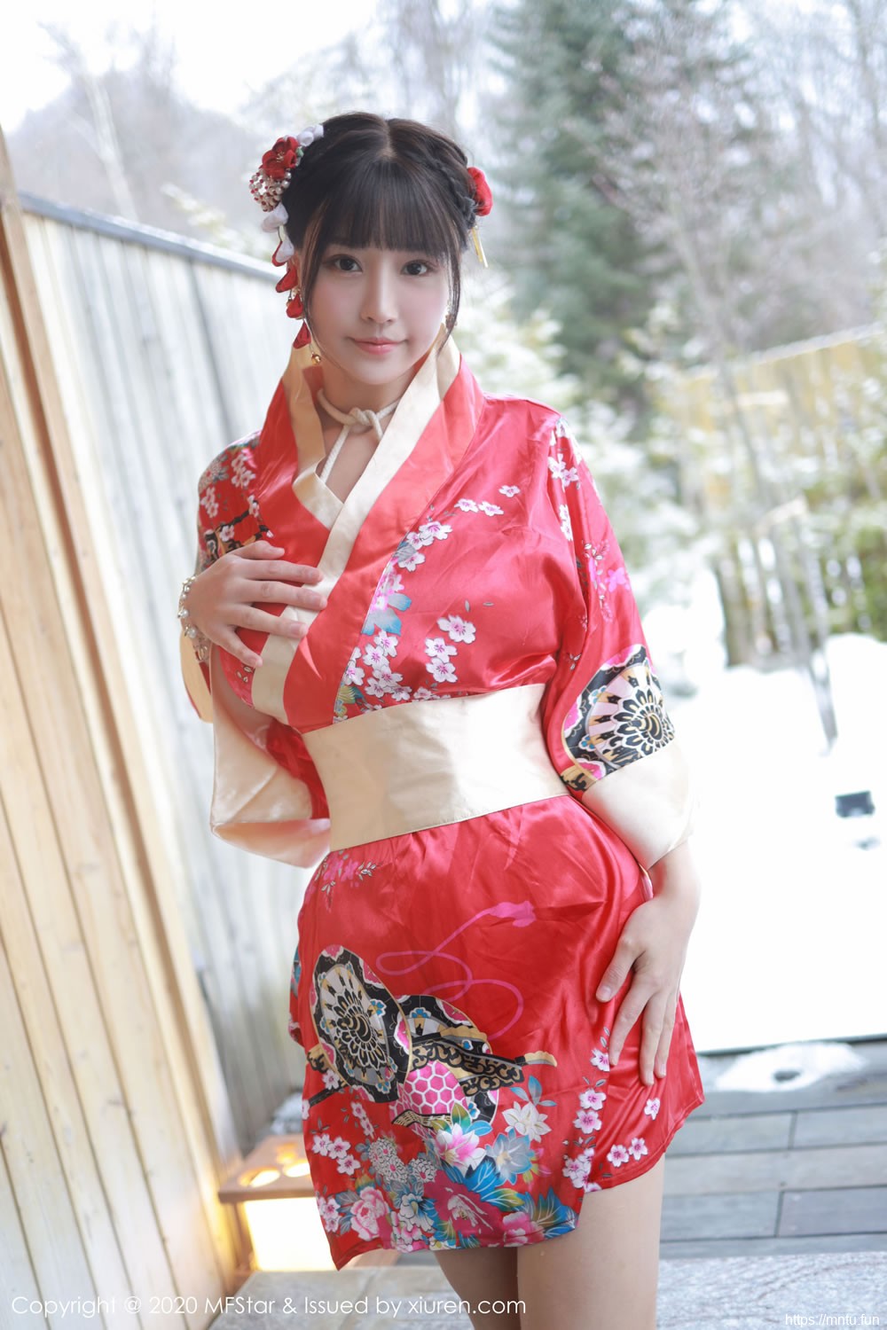 朱可儿Flower《绚丽和服与绑缚热情系列》 [榜样学院MFStar] Vol.249
