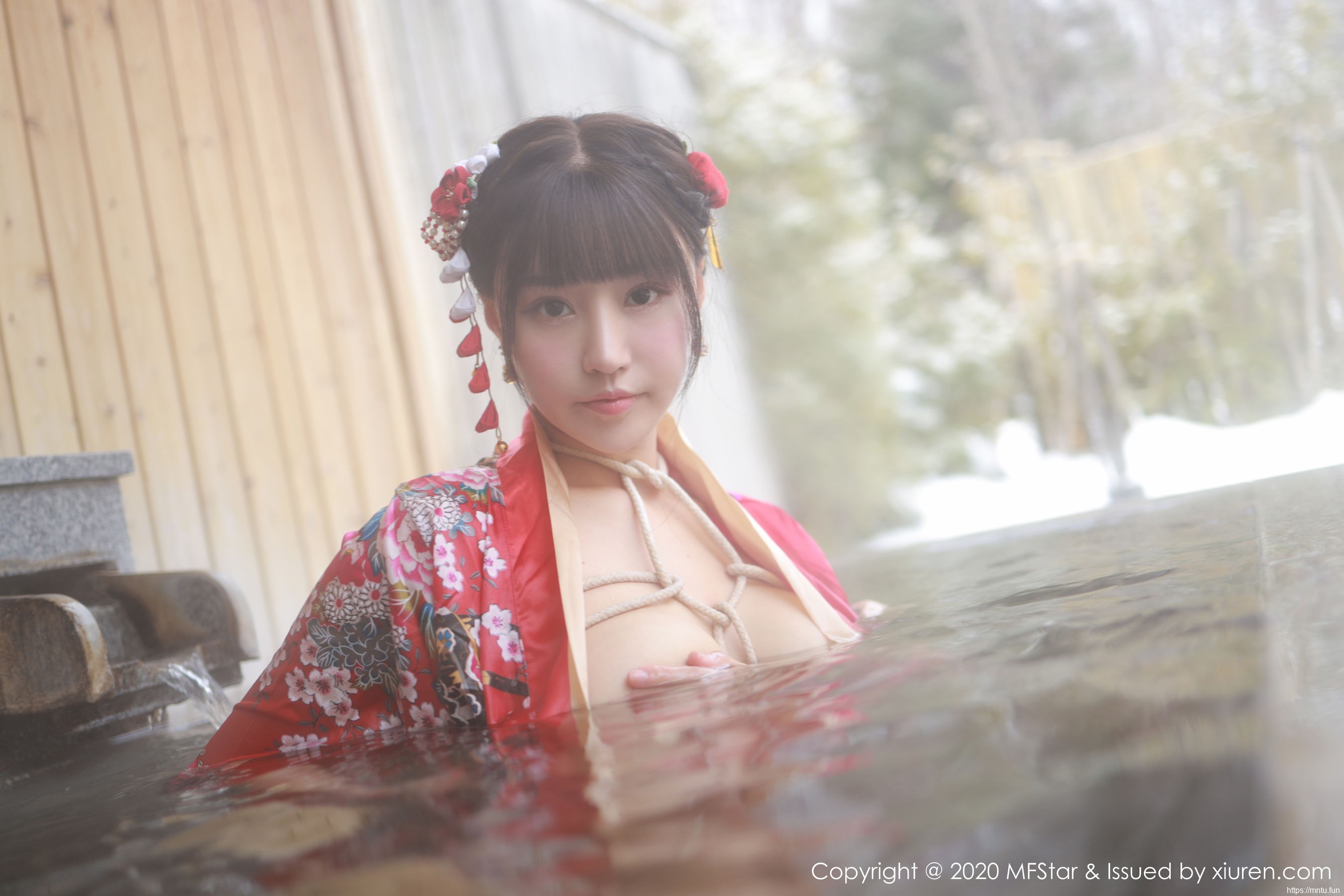 朱可儿Flower《绚丽和服与绑缚热情系列》 [榜样学院MFStar] Vol.249